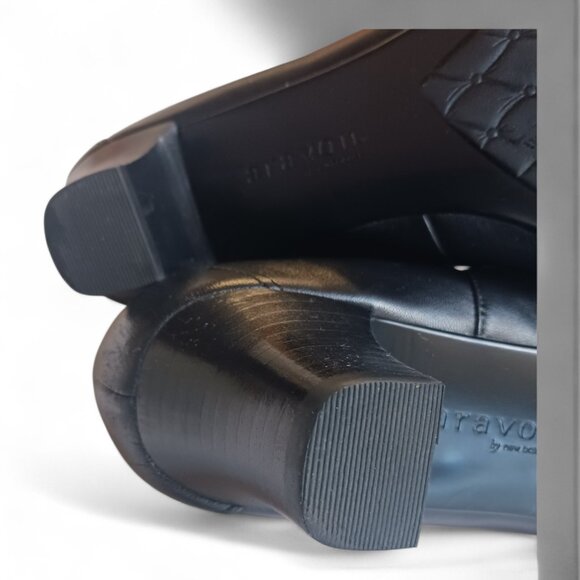 Aravon by New Balance Black Leather Comfort Shoes – Size 10.5B Orthotic Friendly - Picture 11 of 16